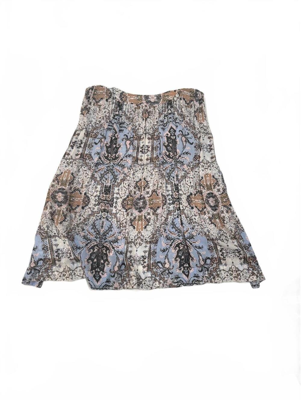 Free People Boho Paisley Print Sleeveless V-Neck Cami Tank Top Medium - Picture 4 of 9